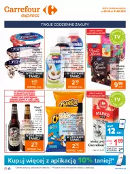 Gazetka promocyjna Carrefour - Gazetka Express - Gazetka - ważna od 31.05 do 31.05.2021 - strona 1 - produkty: Piwa, Piwo, Piec, Cheetos, Gra, Müllermilch, Jogurt, Kosz, Chrupki, Mleczko, Müller, Ptasie mleczko, Napój mleczny, Fanta, Napój, Kozel, Mleko, Fa