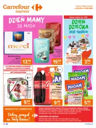Gazetka promocyjna Carrefour - Gazetka Express - Gazetka - ważna od 31.05 do 31.05.2021 - strona 2 - produkty: Piwa, Piwo, Por, Gra, Cukier, Praliny, Lindor, Coca-Cola, Perła, Napój gazowany, Fanta, Cukierki, Sprite, Napój, Merci, Kinder, Fa