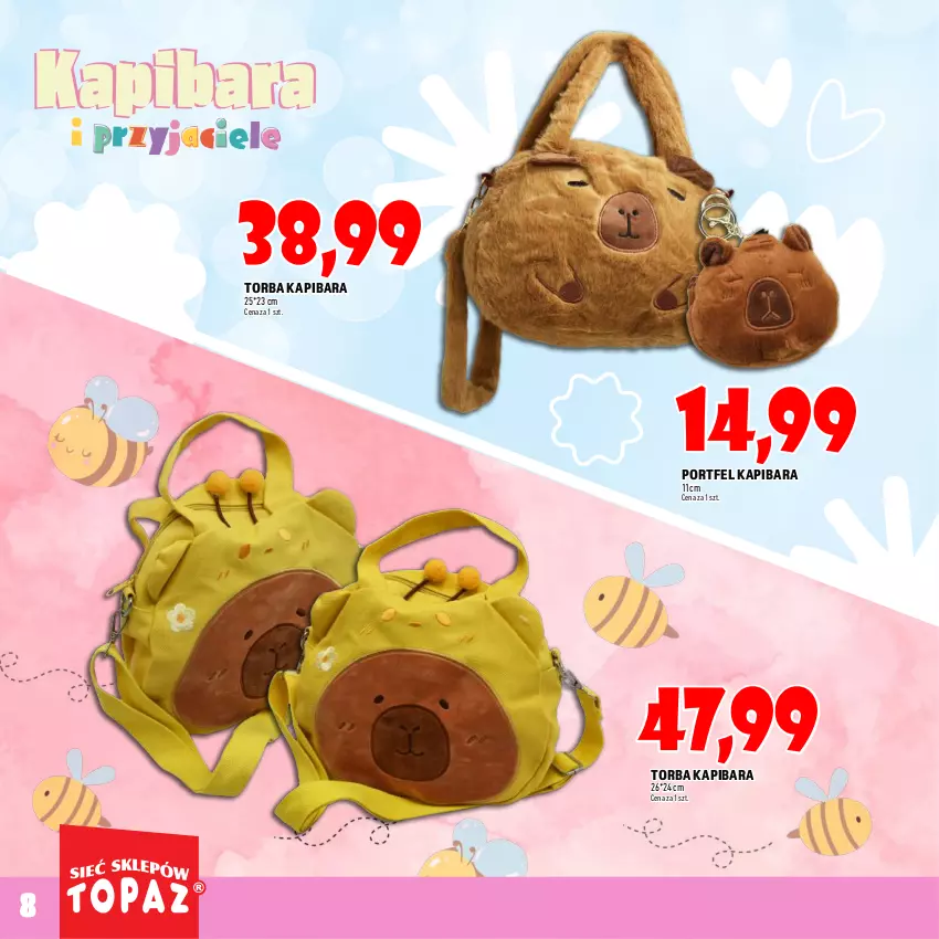 Gazetka promocyjna Topaz - Gazetka - ważna 24.09 do 08.10.2025 - strona 8 - produkty: Por, Torba