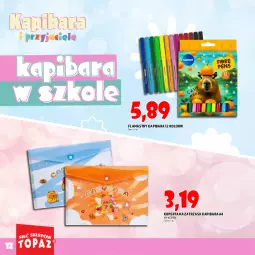 Gazetka promocyjna Topaz - Gazetka - Gazetka - ważna od 08.10 do 08.10.2025 - strona 12 - produkty: Flamastry