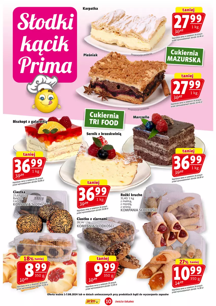 Gazetka promocyjna Prim Market - ważna 01.08 do 07.08.2024 - strona 10 - produkty: Fa, Karp, Sati