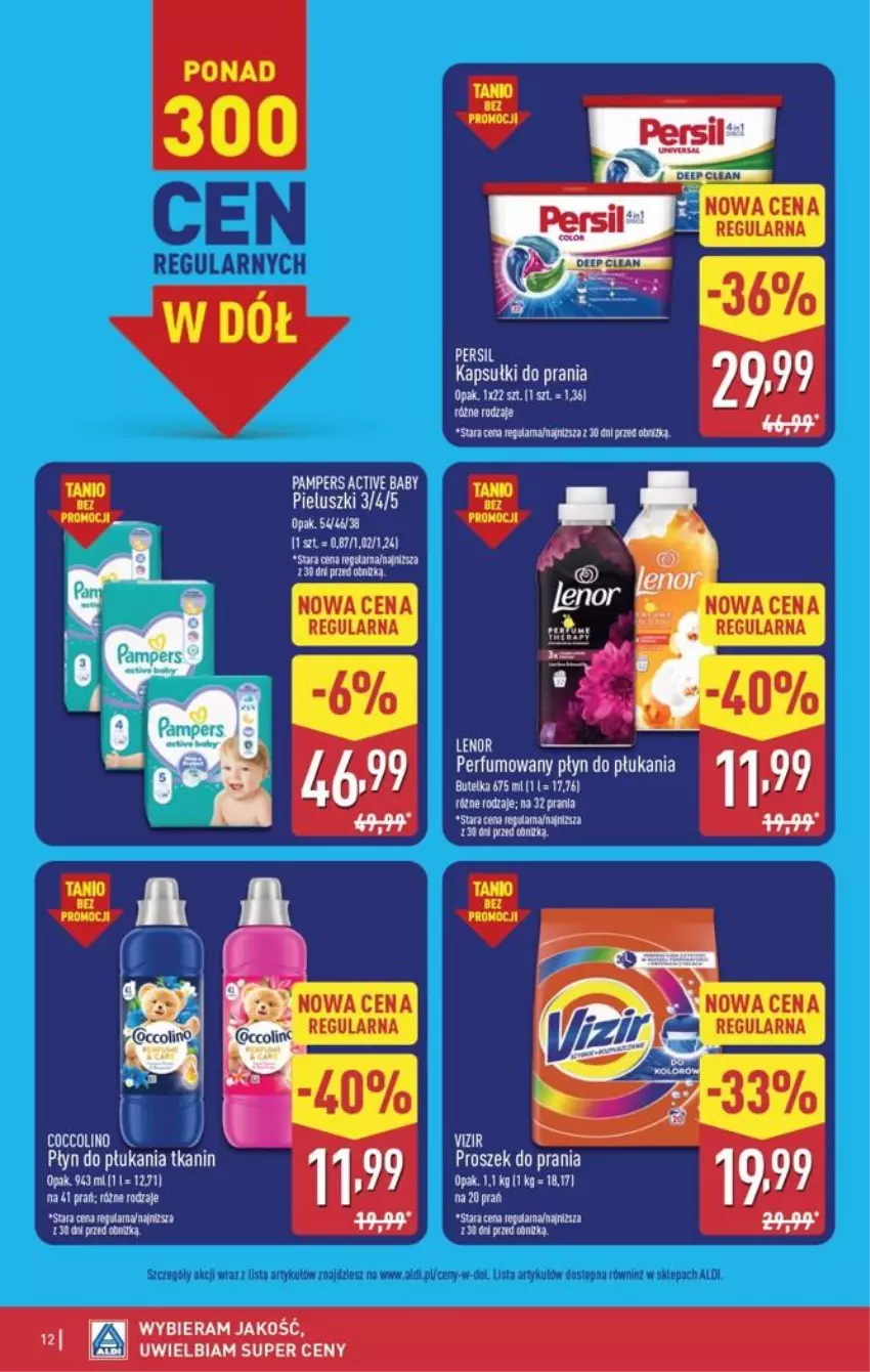 Gazetka promocyjna Aldi - Pełna oferta - ważna 14.09 do 19.09.2026 - strona 12 - produkty: Gala, Kapsułki do prania, Perfum, Płyn do płukania, Proszek do prania, Tera