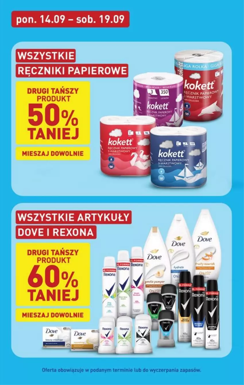 Gazetka promocyjna Aldi - Pełna oferta - ważna 14.09 do 19.09.2026 - strona 23 - produkty: Dove, Papier, Rexona