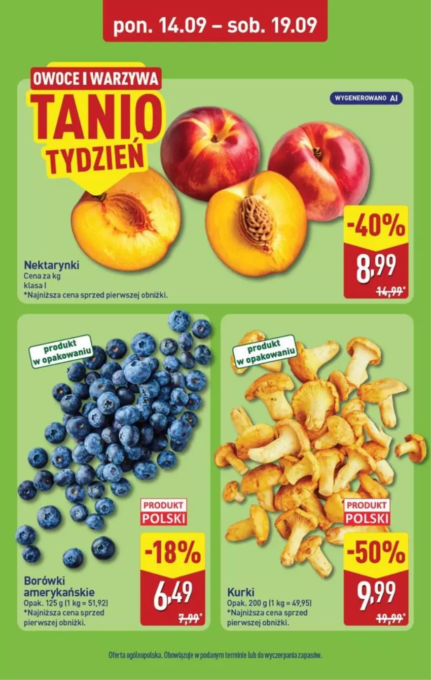 Gazetka promocyjna Aldi - Pełna oferta - ważna 14.09 do 19.09.2026 - strona 6 - produkty: Nektar, Owoce, Warzywa