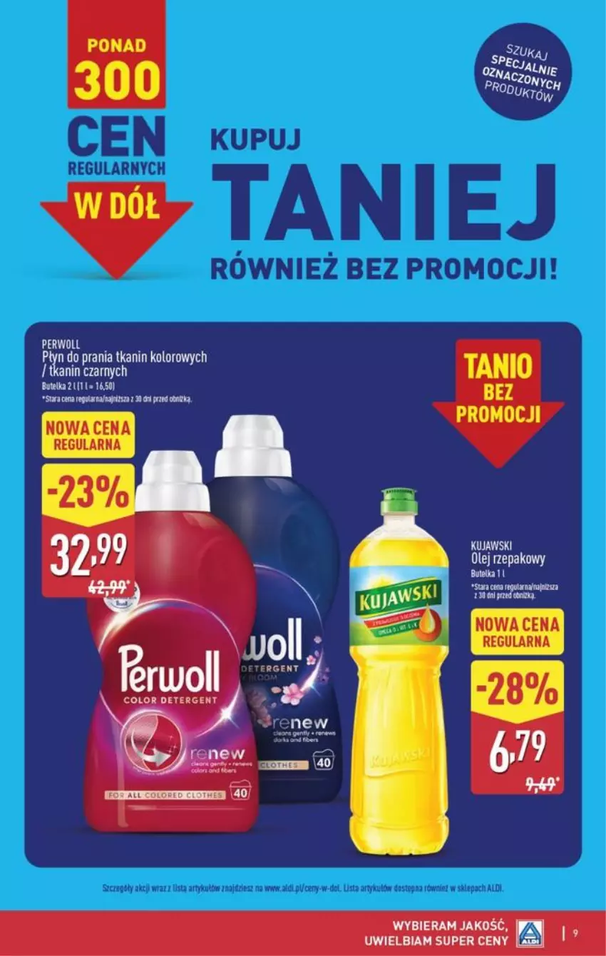 Gazetka promocyjna Aldi - Pełna oferta - ważna 14.09 do 19.09.2026 - strona 9 - produkty: Kujawski, Olej, Olej rzepakowy, Płyn do prania