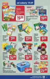 Gazetka promocyjna Aldi - Pełna oferta - Gazetka - ważna od 19.09 do 19.09.2026 - strona 47 - produkty: Sok, Gry, Kolorowanka, Książka, Play-Doh, Pudełko, Dzieci, Klocki, Obraz, Pokrywa, LG