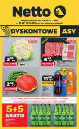 Gazetka promocyjna Netto - Od Czwartku - Gazetka - ważna od 19.06 do 19.06.2024 - strona 1 - produkty: Piwa, Piwo, Kalafior, Gra, Pepsi max, Mirinda, Pepsi, Carlsberg, Kotlet, Mięso z indyka, Arbuz, Mięso