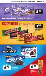 Gazetka promocyjna Netto - Od Czwartku - Gazetka - ważna od 19.06 do 19.06.2024 - strona 19 - produkty: Ciastka, Prince Polo, Czekolada, Oreo, Milka