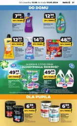 Gazetka promocyjna Netto - Od Czwartku - Gazetka - ważna od 19.06 do 19.06.2024 - strona 21 - produkty: Spray do czyszczenia, Płyn do mycia podłóg, Tablet, Karma mokra dla kotów, Cillit Bang, Odplamiacz, Silan, Płyn do płukania, Somat, Dzieci, Płyn do mycia, Zmywarki, Ariel, Kapsułki do prania, Tabletki do zmywarki