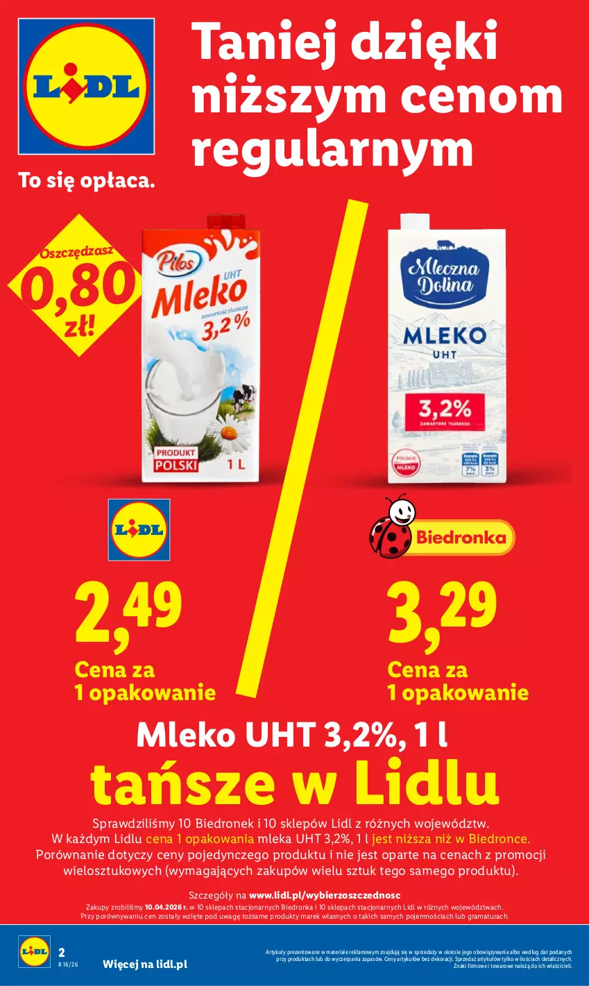 Gazetka promocyjna Lidl - Gazetka ważna od 13.04 do 15.04 - ważna 13.04 do 15.04.2026 - strona 2 - produkty: Gra, Mleko, Por, Rama