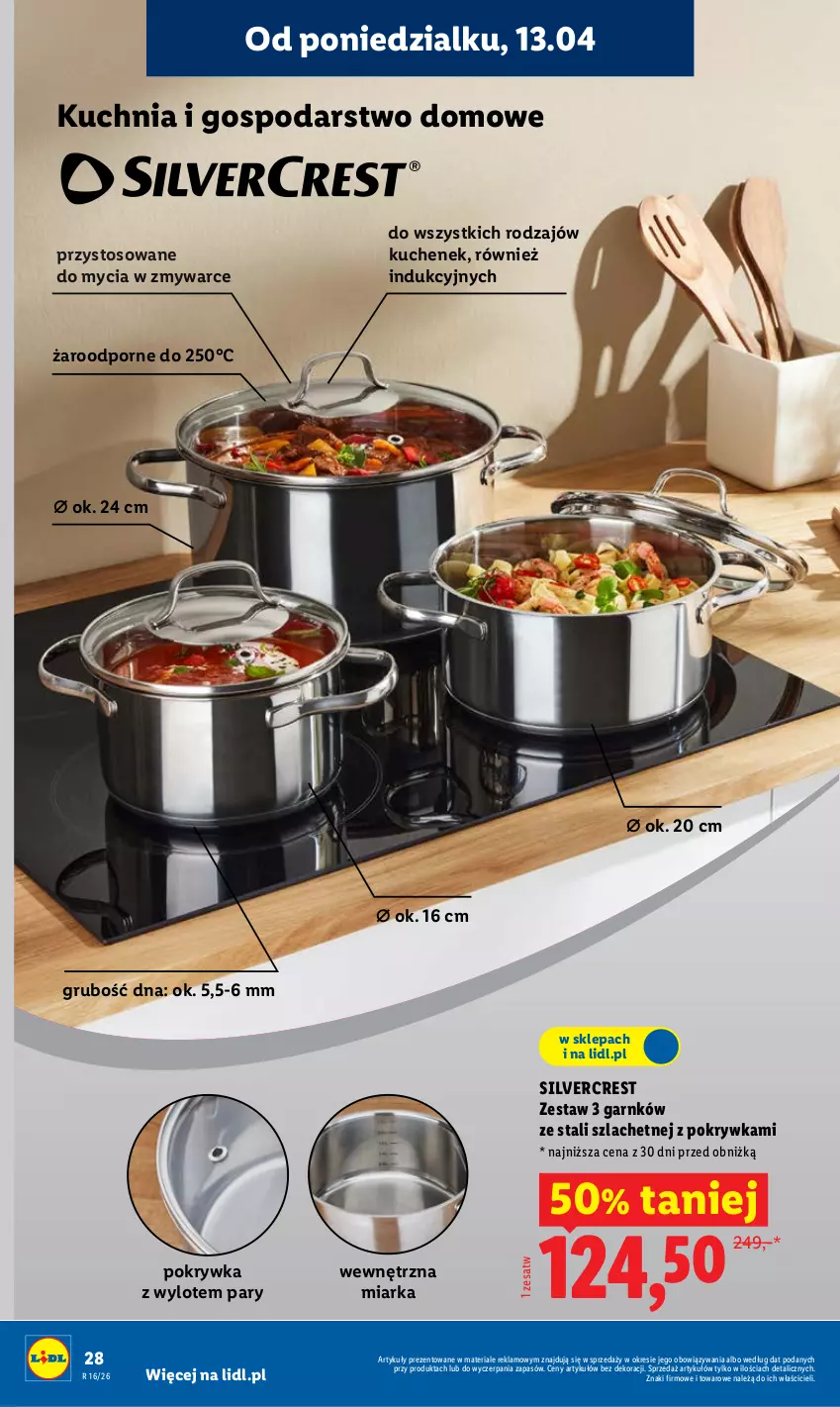 Gazetka promocyjna Lidl - Gazetka ważna od 13.04 do 15.04 - ważna 13.04 do 15.04.2026 - strona 28 - produkty: Kuchnia, Miarka, Por, Silvercrest