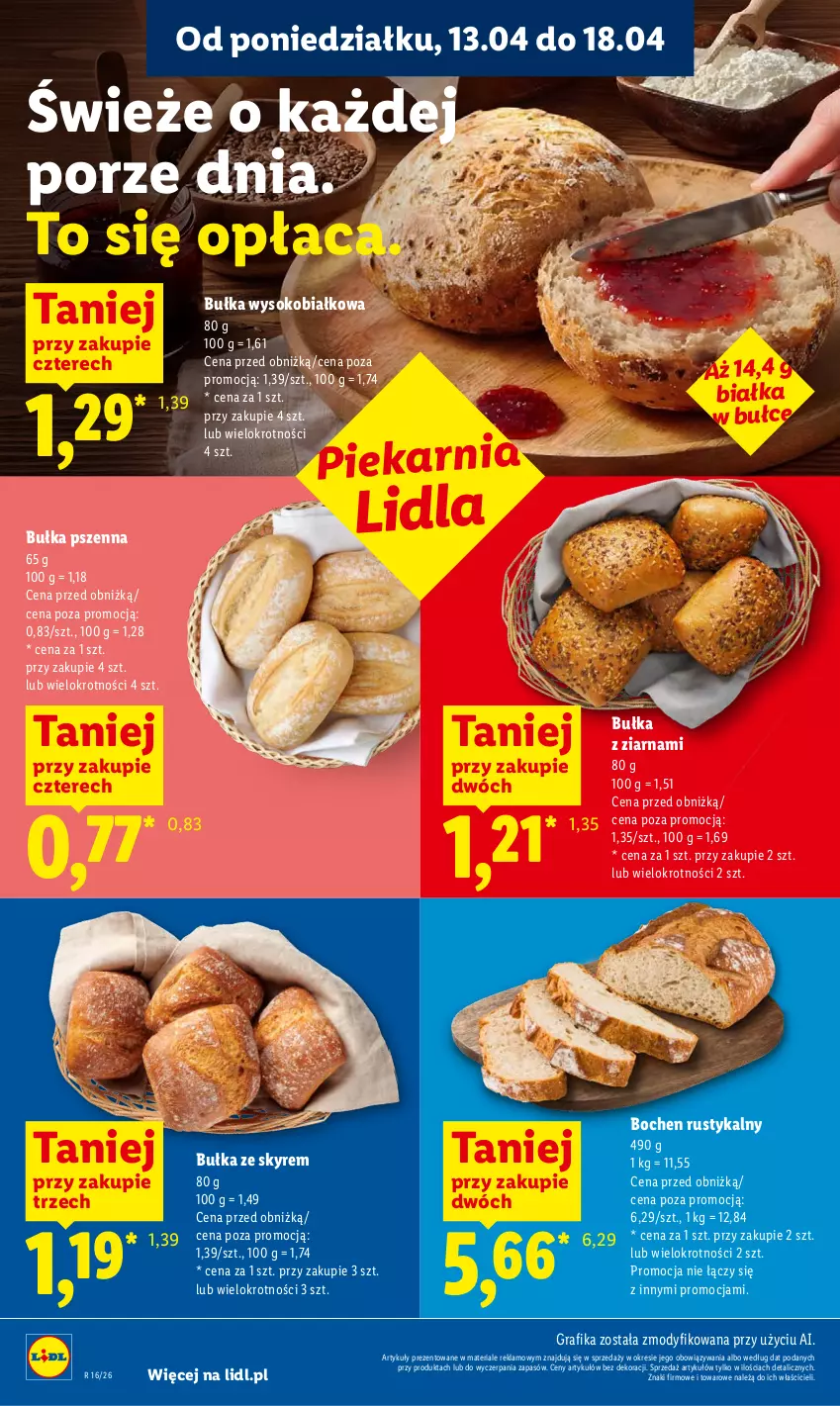Gazetka promocyjna Lidl - Gazetka ważna od 13.04 do 15.04 - ważna 13.04 do 15.04.2026 - strona 50 - produkty: Bułka, Gra, Grafika, Por, Rust, Sok