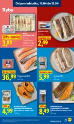 Gazetka promocyjna Lidl - Gazetka ważna od 13.04 do 15.04 - Gazetka - ważna od 15.04 do 15.04.2026 - strona 57 - produkty: Halibut, Por, Tusz, Sieja wędzona, Pstrąg, Mintaj