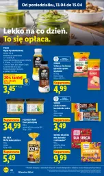 Gazetka promocyjna Lidl - Gazetka ważna od 13.04 do 15.04 - Gazetka - ważna od 15.04 do 15.04.2026 - strona 70 - produkty: Sok, Ser, Ryż, Krem pistacjowy, Chipsy, Wafle, Pilos, Tonik, Sonko, Baton, Napój