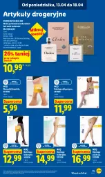Gazetka promocyjna Lidl - Gazetka ważna od 13.04 do 15.04 - Gazetka - ważna od 15.04 do 15.04.2026 - strona 79 - produkty: Woda perfumowana, Top, Bell, Perfum, Karp, Rajstopy, Skarpetki, Woda toaletowa, Woda