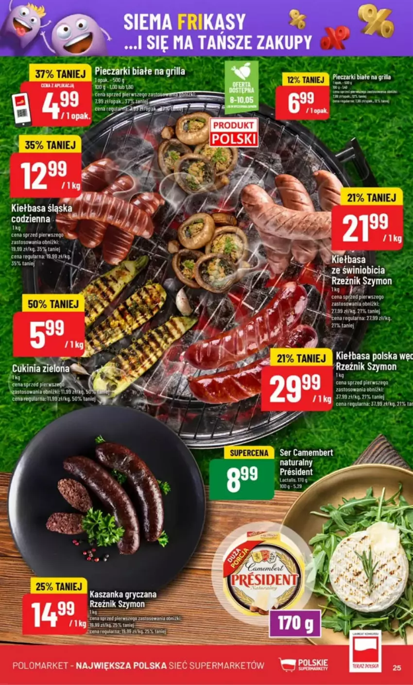 Gazetka promocyjna PoloMarket - ważna 07.05 do 13.05.2025 - strona 18 - produkty: Grill, Gry, Kasza, Kaszanka, Kiełbasa, Ser