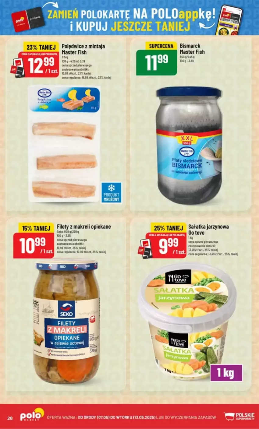 Gazetka promocyjna PoloMarket - ważna 07.05 do 13.05.2025 - strona 21 - produkty: Mintaj, Sałat, Sałatka