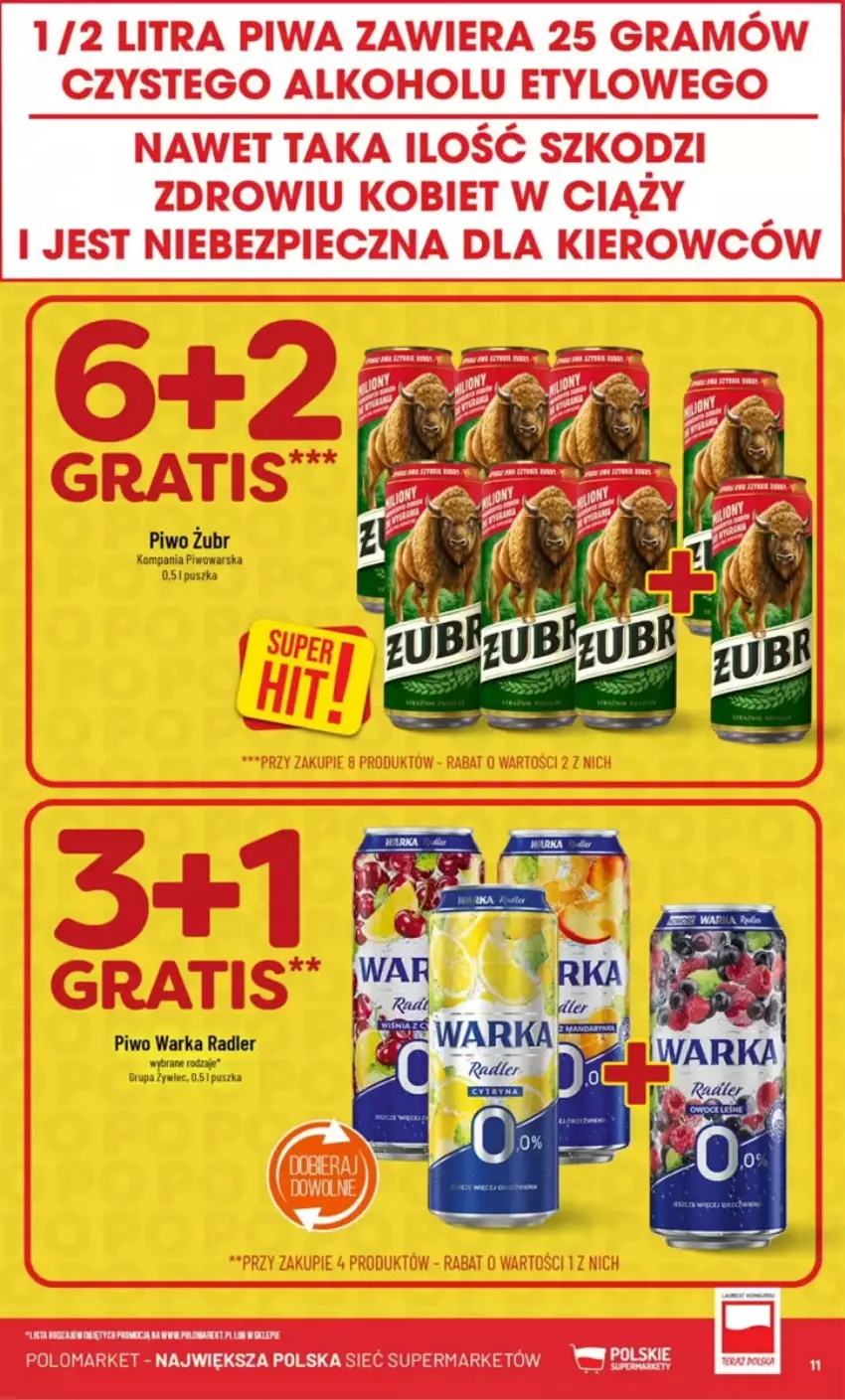 Gazetka promocyjna PoloMarket - ważna 07.05 do 13.05.2025 - strona 3 - produkty: Gra, Piec, Piwa, Piwo, Radler, Warka