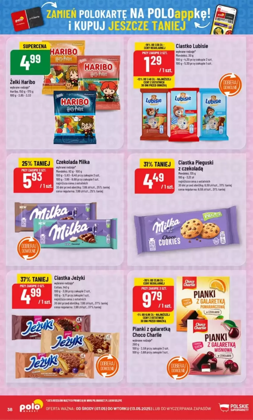 Gazetka promocyjna PoloMarket - ważna 07.05 do 13.05.2025 - strona 32 - produkty: Ciastka, Czekolada, Fa, Gala, Jeżyki