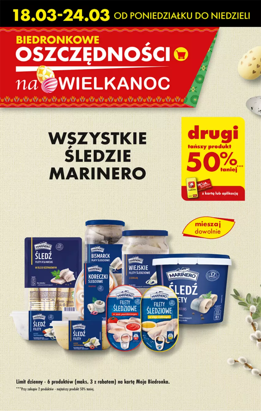 Gazetka promocyjna Biedronka - Od poniedzialku - ważna 18.03 do 23.03.2024 - strona 13 - produkty: Koreczki śledziowe