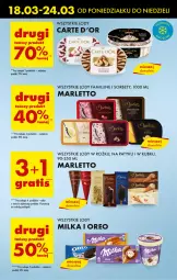 Gazetka promocyjna Biedronka - Od poniedzialku - Gazetka - ważna od 23.03 do 23.03.2024 - strona 47 - produkty: Carte d'Or, Lody, Oreo, Milka, Fa