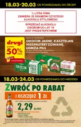 Gazetka promocyjna Biedronka - Od poniedzialku - Gazetka - ważna od 23.03 do 23.03.2024 - strona 54 - produkty: Piwo, Kasztelan, Rama, Tran
