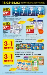 Gazetka promocyjna Biedronka - Od poniedzialku - Gazetka - ważna od 23.03 do 23.03.2024 - strona 56 - produkty: HiPP, Ser, Por, Mus, Gerber, BoboVita, O nas, NAN Optipro, Dzieci, Deser, Karmi, Mleko, BEBILON