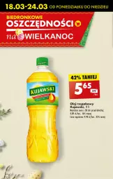Gazetka promocyjna Biedronka - Od poniedzialku - Gazetka - ważna od 23.03 do 23.03.2024 - strona 6 - produkty: Kujawski, Olej rzepakowy, Olej