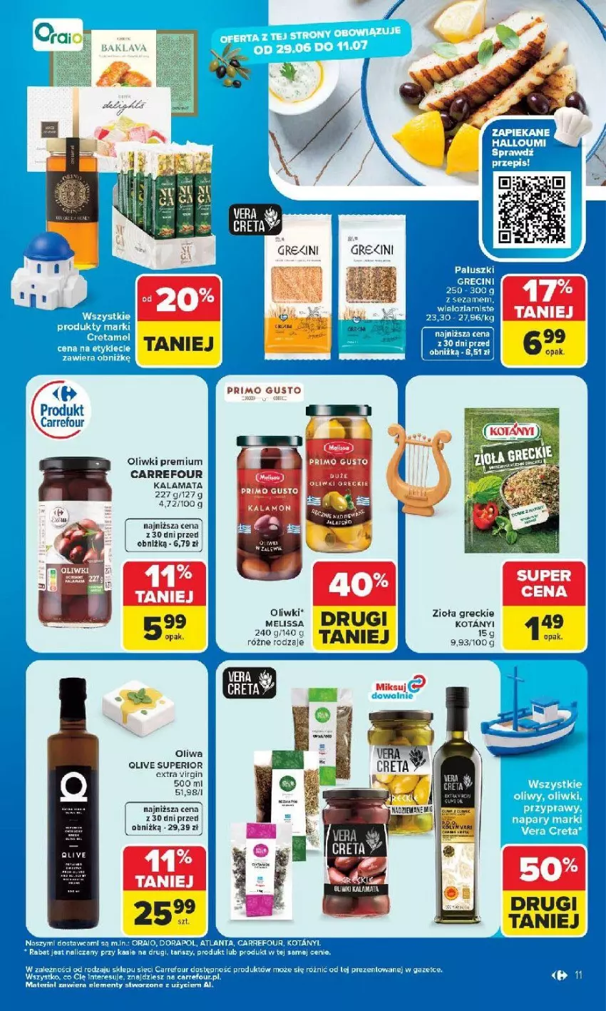 Gazetka promocyjna Carrefour - Gazetka Carrefour, Market z SUMIE najlepszy, od poniedziałku - ważna 29.06 do 04.07.2026 - strona 13 - produkty: Fa, Gin, Mus, Oliwa, Oliwki