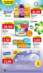 Gazetka promocyjna Lidl - GAZETKA - Gazetka - ważna od 30.07 do 30.07.2022 - strona 44 - produkty: Por, Pur, Papier, Worki na śmieci, Perfum, Papier toaletowy, Płyn do płukania, Rolki, Worki na śmiec, Flora, Ariel, Kapsułki do prania, Lenor