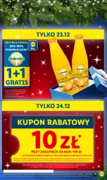 Gazetka promocyjna Lidl - GAZETKA - Gazetka - ważna od 23.12 do 23.12.2023 - strona 11 - produkty: Sok, Gra, Znicz, Karmi, Olej