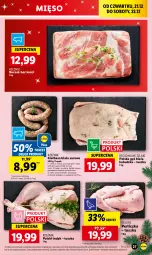 Gazetka promocyjna Lidl - GAZETKA - Gazetka - ważna od 23.12 do 23.12.2023 - strona 27 - produkty: Perliczka, Tusz, Boczek bez kości, Boczek, Kiełbasa biała, Olej, Kiełbasa, Mięso