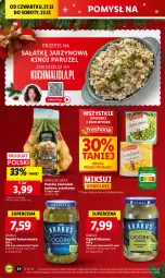 Gazetka promocyjna Lidl - GAZETKA - Gazetka - ważna od 23.12 do 23.12.2023 - strona 34 - produkty: Krakus, Ser, Ogórki konserwowe, Ziemniaki, Wazon, Sałat