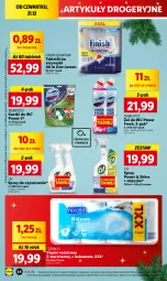 Gazetka promocyjna Lidl - GAZETKA - Gazetka - ważna od 23.12 do 23.12.2023 - strona 58 - produkty: Domestos, Cif, Spray do czyszczenia, Papier, Finish, Tablet, Kuchnia, Papier toaletowy, Mleczko, Zmywarki, Flora