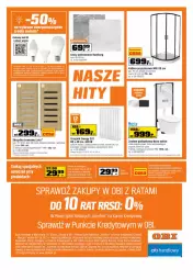 Gazetka promocyjna Obi - Gazetka OBI - Gazetka - ważna od 14.02 do 14.02.2023 - strona 12 - produkty: Piec, Kabina prysznicowa, Grzejnik, Skrzydło drzwiowe, Brodzik, Drzwi, Miska