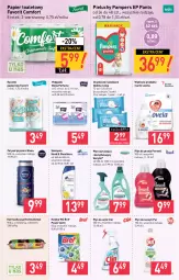 Gazetka promocyjna Stokrotka - Market - Gazetka - ważna od 27.10 do 27.10.2021 - strona 11 - produkty: Płyn do prania, Pur, Pampers, Papier, Bell, Bref, Lovela, Pieluchy, Clin, Perfecta, Papier toaletowy, Optima, Ręcznik, Rolki, Chusteczki, Szampon, Podpaski, Perwoll, Bella, Sanytol, Płyn do szyb, Nivea, Fa