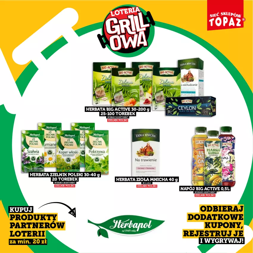 Gazetka promocyjna Topaz - Gazetka - ważna 20.04 do 14.06.2026 - strona 25 - produkty: Gry, Herbata, Napój