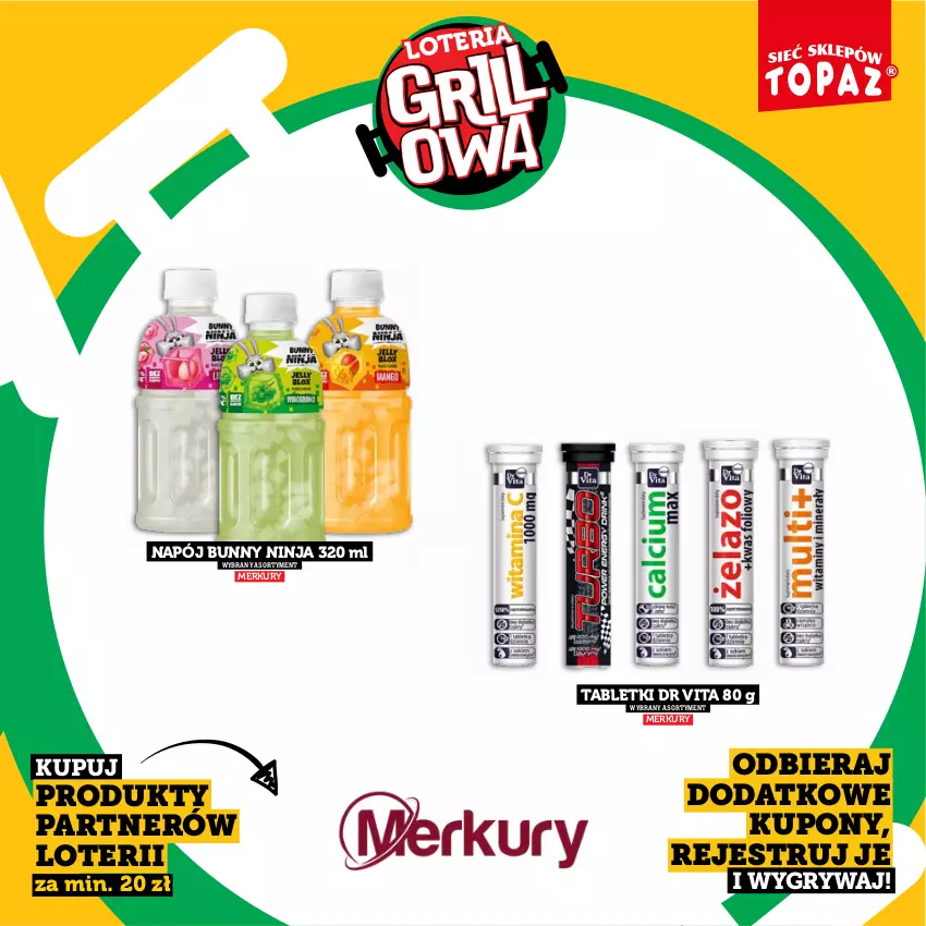 Gazetka promocyjna Topaz - Gazetka - ważna 20.04 do 14.06.2026 - strona 39 - produkty: Dr Vita, Gry, Napój, Tablet
