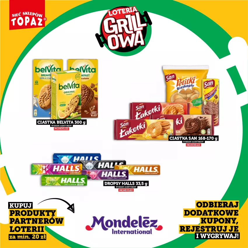 Gazetka promocyjna Topaz - Gazetka - ważna 20.04 do 14.06.2026 - strona 48 - produkty: BelVita, Ciastka, Gry, Halls