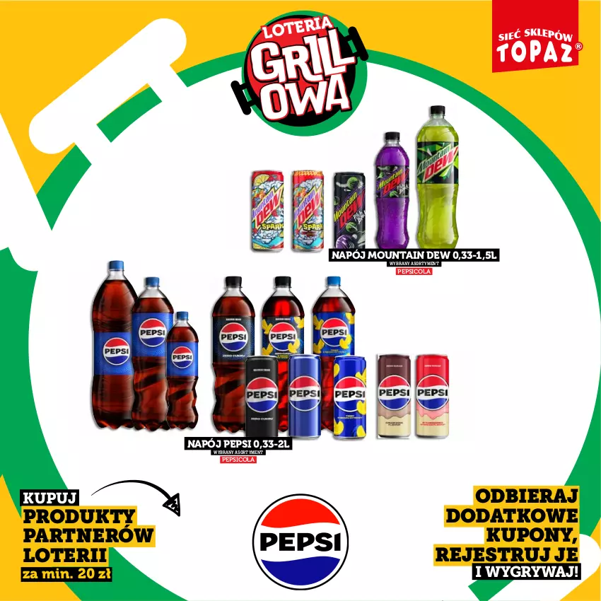 Gazetka promocyjna Topaz - Gazetka - ważna 20.04 do 14.06.2026 - strona 61 - produkty: Gry, Napój, Pepsi