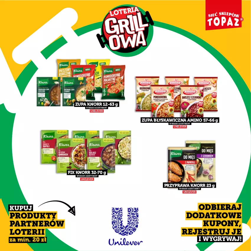 Gazetka promocyjna Topaz - Gazetka - ważna 20.04 do 14.06.2026 - strona 65 - produkty: Gry, Knorr, Zupa