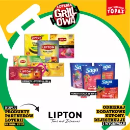 Gazetka promocyjna Topaz - Gazetka - Gazetka - ważna od 14.06 do 14.06.2026 - strona 33 - produkty: Gry, Saga, Lipton, Herbata