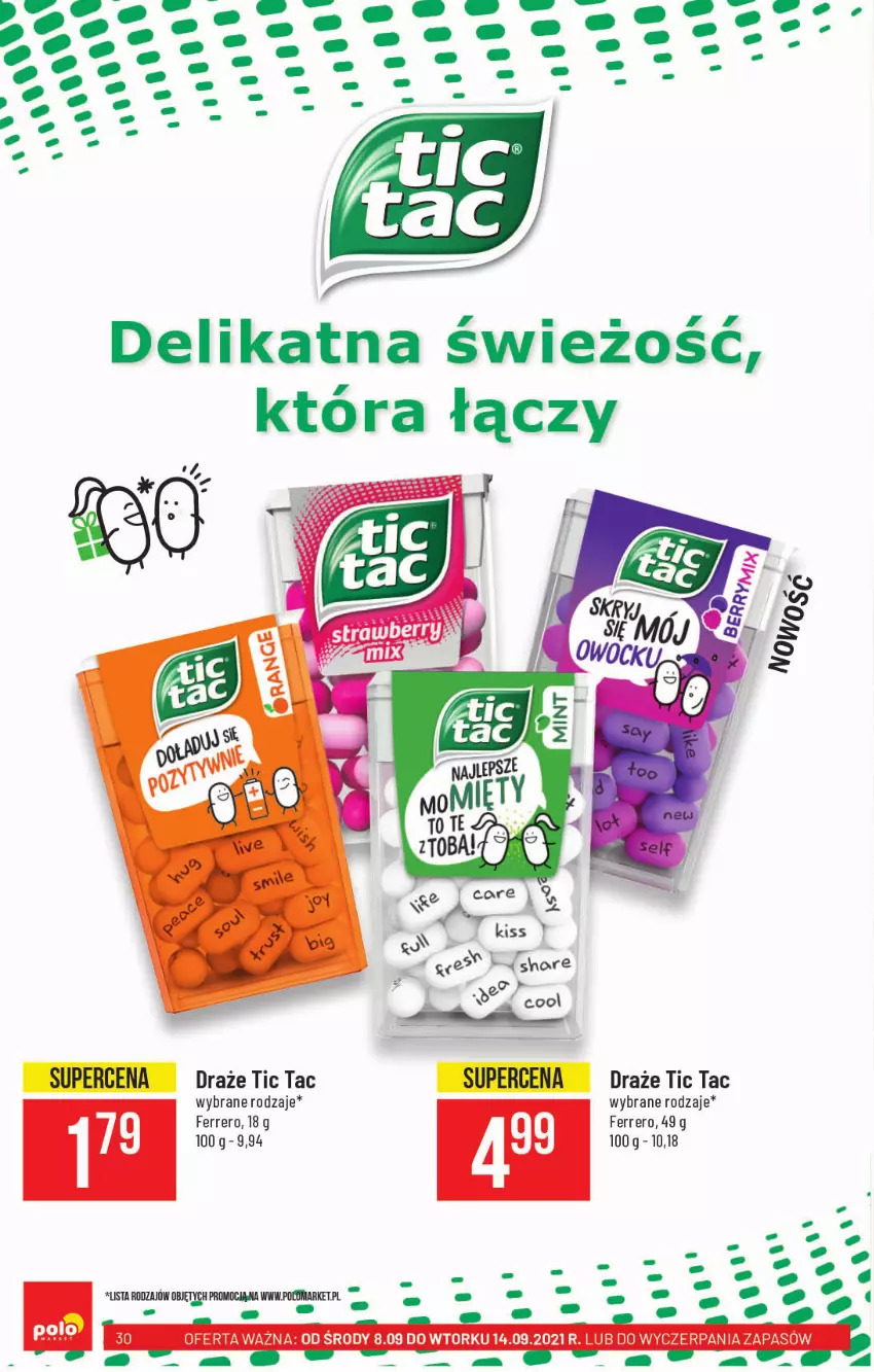 Gazetka promocyjna PoloMarket - Gazetka pomocyjna - ważna 08.09 do 14.09.2021 - strona 30 - produkty: Ferrero