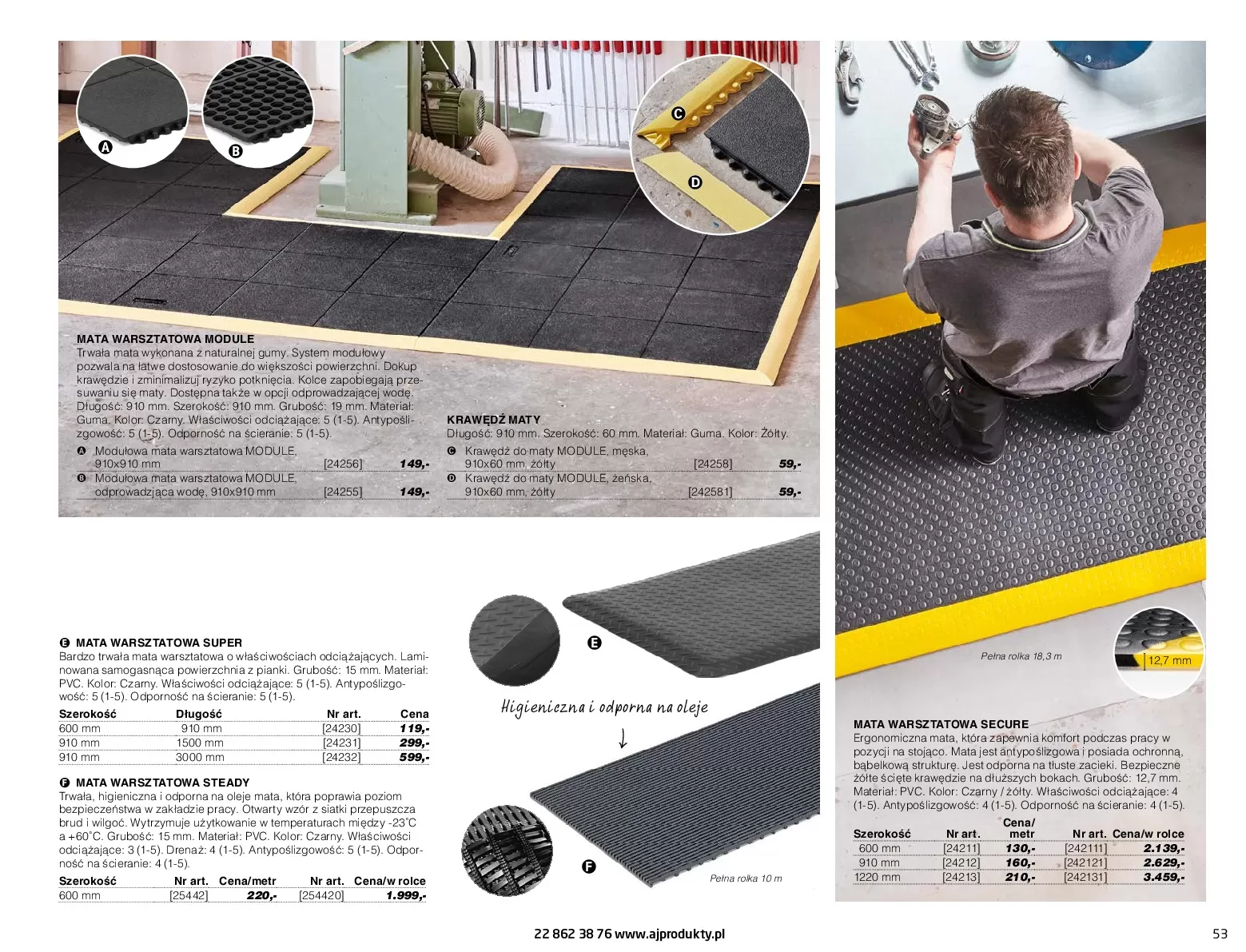 Gazetka promocyjna AJ Produkty - Biuro, Przemysł, Magazyna - ważna 01.01 do 31.12.2020 - strona 53