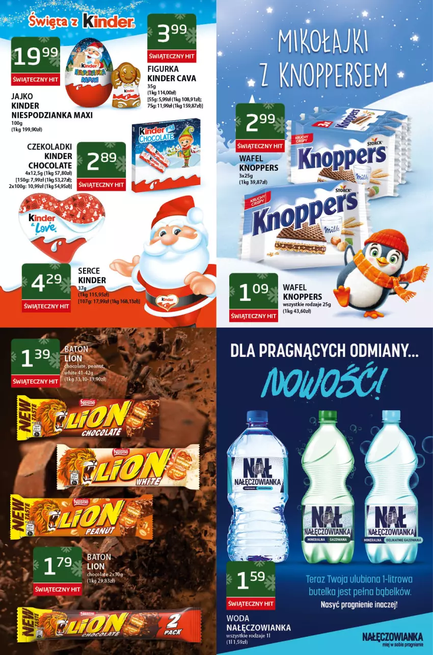 Gazetka promocyjna ABC - Gazetka - ważna 19.11 do 02.12.2021 - strona 5 - produkty: HP, Kinder, Knoppers, LG, Nałęczowianka, Ser, Woda