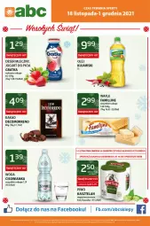 Gazetka promocyjna ABC - Gazetka - Gazetka - ważna od 02.12 do 02.12.2021 - strona 1 - produkty: Piwo, Deser mleczny, Kujawski, Ser, Gra, Kasztelan, Jogurt, O nas, Wafle, Deser, Woda, Kakao, Cisowianka, Olej, Fa