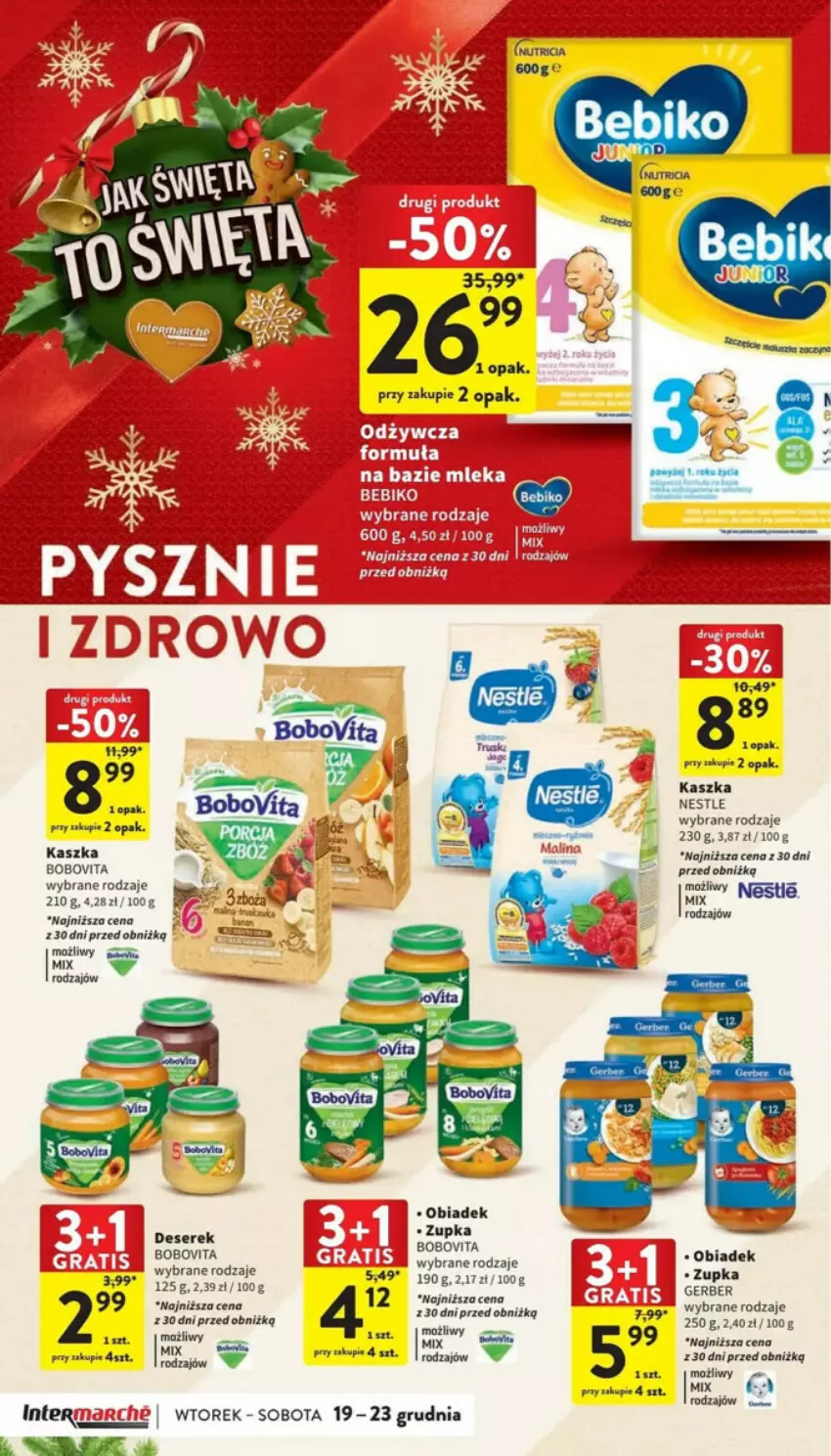 Gazetka promocyjna Intermarche - ważna 19.12 do 23.12.2023 - strona 35 - produkty: Bebiko, Deser, Fa, LG, Por, Ser, Serek