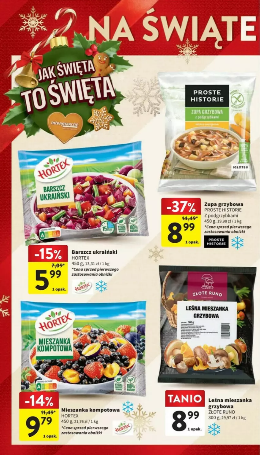 Gazetka promocyjna Intermarche - ważna 19.12 do 23.12.2023 - strona 45 - produkty: Hortex, Mieszanka kompotowa, Zupa