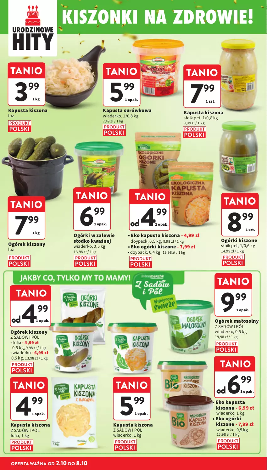 Gazetka promocyjna Intermarche - Gazetka promocyjna - ważna 02.10 do 08.10.2025 - strona 20 - produkty: Ogórek, Zdrowie