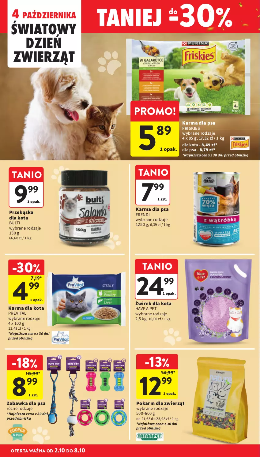 Gazetka promocyjna Intermarche - Gazetka promocyjna - ważna 02.10 do 08.10.2025 - strona 38 - produkty: Friskies, Zabawka